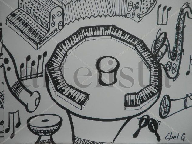 instrumentos musicales Ink