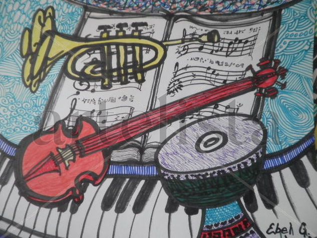 instrumentos musicales Mixed media Card Others