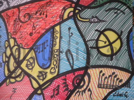 Saxofon y musica
