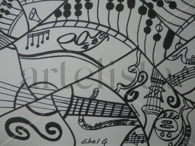 instrumentos musicales esculturas vivas ambulando en la noche