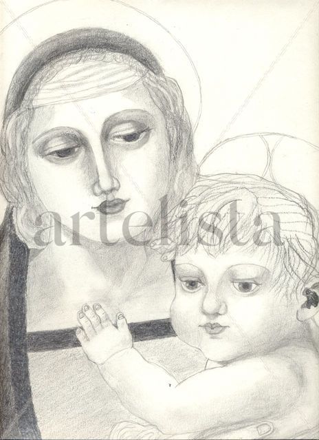Madona y niño Jesús...