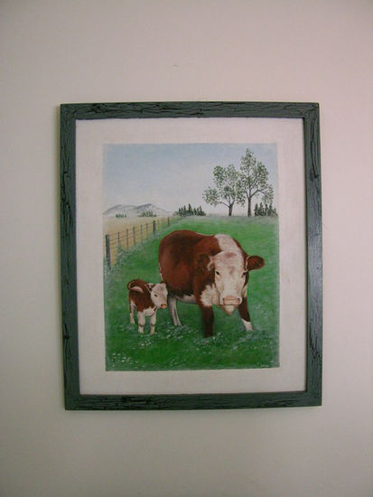 Ejemplo de buena madre Acrylic Canvas Animals