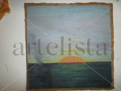 Puesta de sol con...