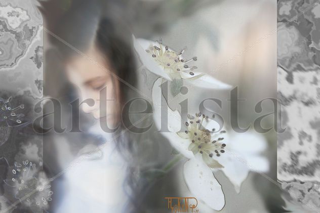 fleur à coeur