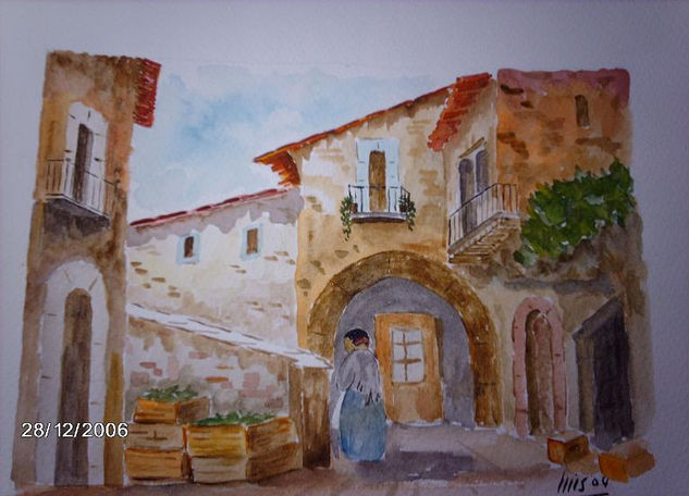 LA VENTA AMBULANTE Oil Canvas Landscaping