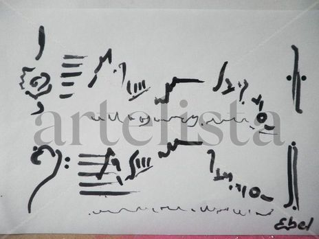 dibujo partitura...