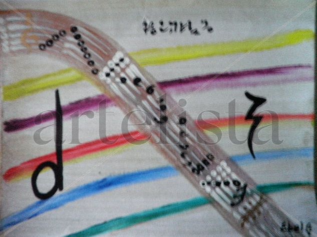 pintupartitura 10137-x-h. de Ebel G. Acrylic Card Others