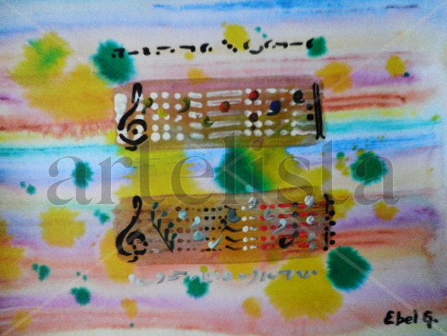 partitura 5723 de Ebel Garcés. Mixed media Card Others