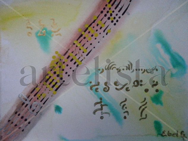 partituras de Ebel Garces. Mixed media Card Others