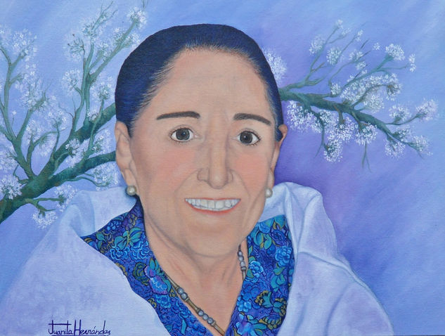 Aida Óleo Lienzo Retrato