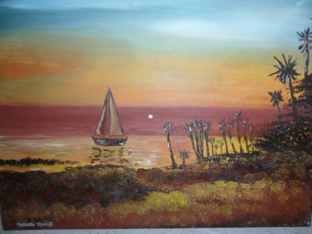 Paradise Island Oil Canvas Others