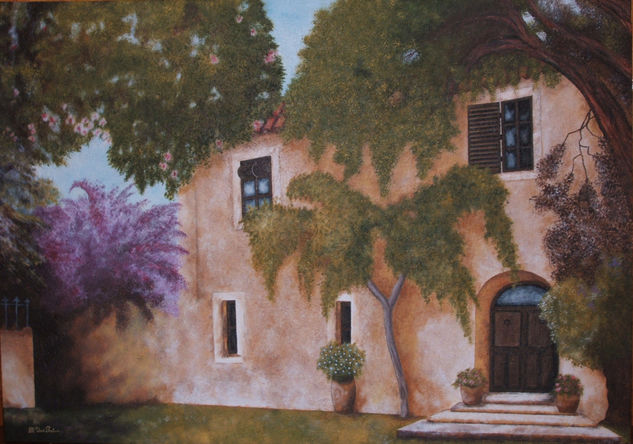 El caserón Acrylic Canvas Landscaping