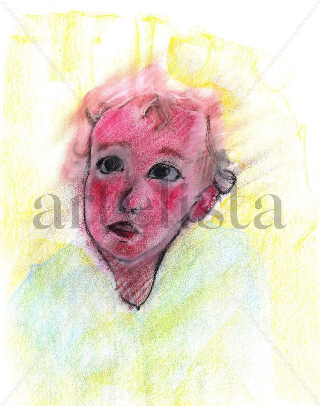 Cabeza infantil.