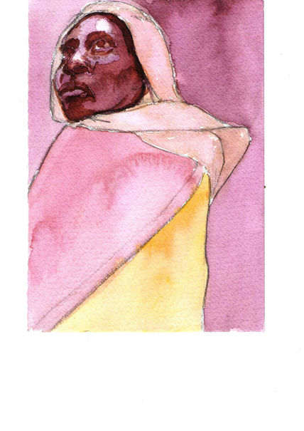 Mujer con sari