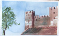 Acuarela castillo...