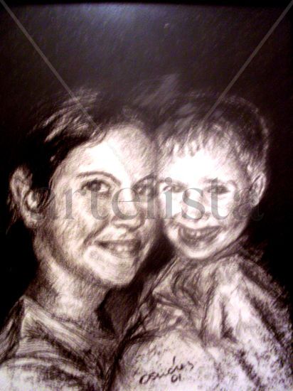 anahi e ivan Charcoal