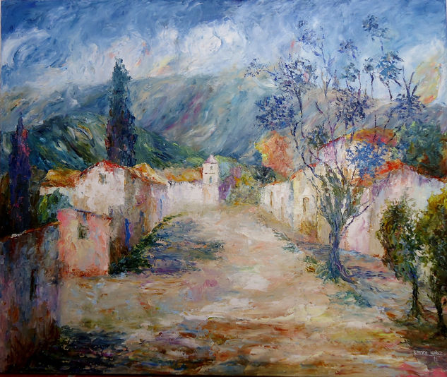 Principio y fin - San José, Salta Oil Canvas Landscaping