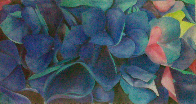 hortensia azul
