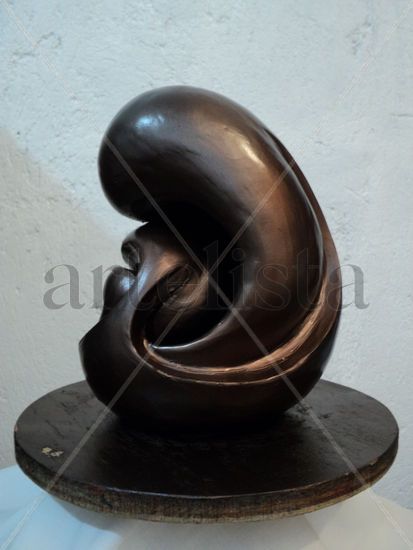 MATERNIDAD Bronce Abstracta