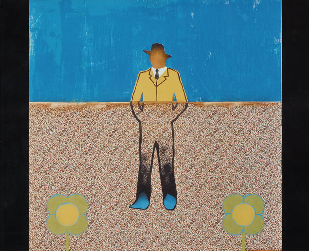 Man with dirty hands