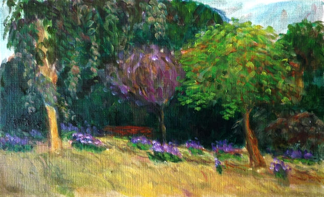 Camino de las Rozas Oil Paper Landscaping