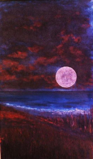 COLORES EN LA NOCHE Oil Canvas Landscaping