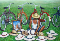 Bicicletas y sombreros