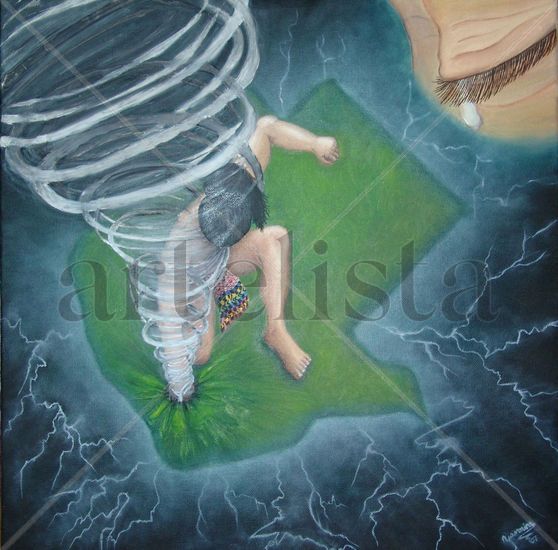 Mi conciencia, mi clima, mi vida Oil Canvas Others