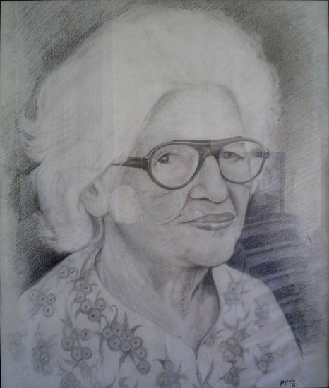 Florinda Graphite Card Portrait