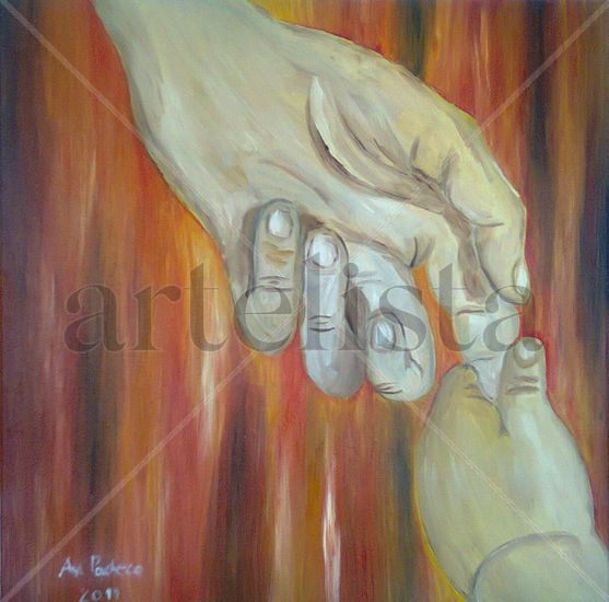 amor incondicional Oil Canvas Landscaping