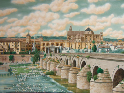 Puente romano y...