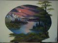 paisaje oval