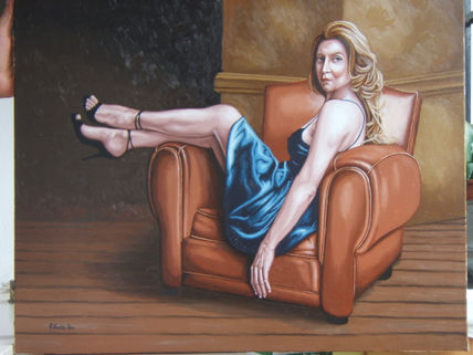 Mujer en el sillón