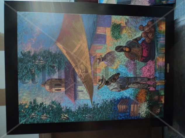 vendedor con capilla 