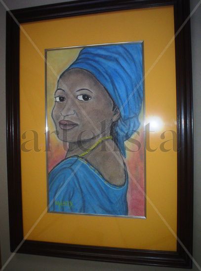 Rostro de mujer afrocostarricense 7 Oil Canvas Landscaping