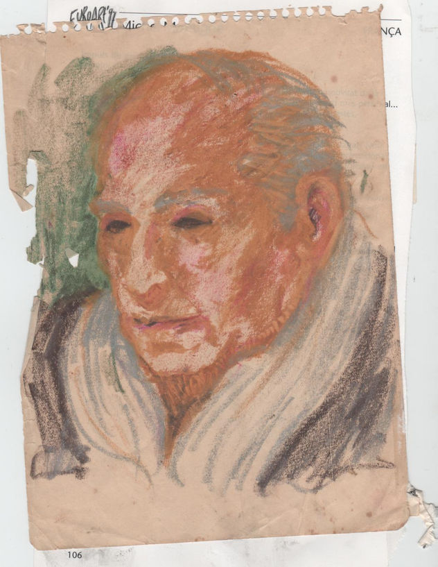Retrato a la sanguinas de mi padre José Tellado Vicente, abogado, colaborador de la Enciclopedia Esp