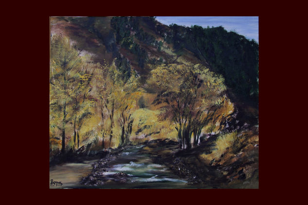 Otoño en los Pirineos Óleo Lienzo Paisaje