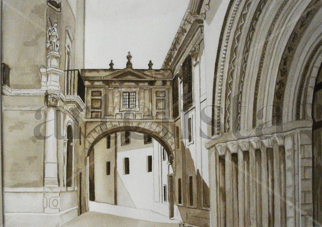 Paso elevado, de la catedral al palacio Episcopal.
