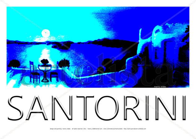 SANTORINI  (PÓSTER) 