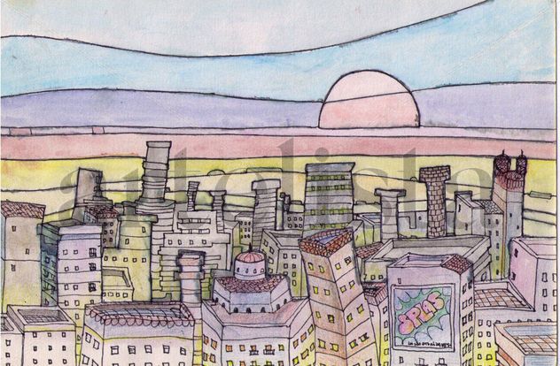 amanece en la ciudad