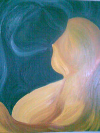 Woman in the shadows