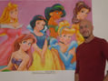 Murales infantiles, princesas disney