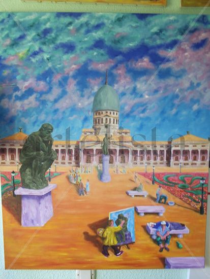 REFLEXIONES ANTE LA JUSTICIA Y LA INJUSTICIA. Oil Canvas Others