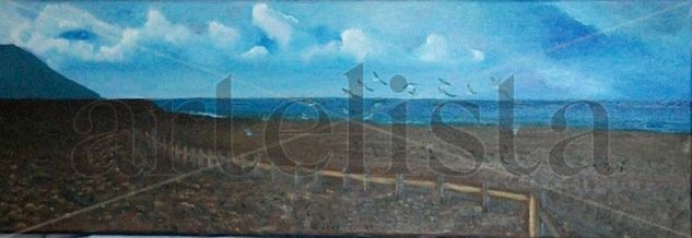 Marina Cabo de gata Oil Canvas Landscaping