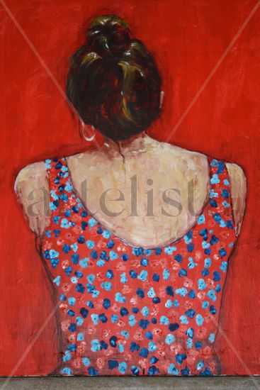 Anaïs Acrylic Canvas Figure Painting