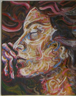 reve Mixed media Canvas Portrait