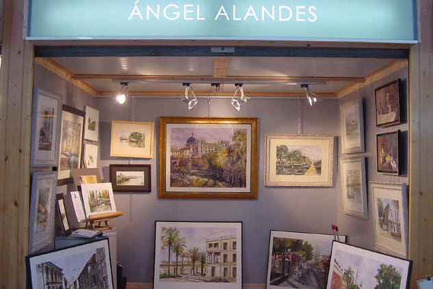 Stand de Ángel Alandes 