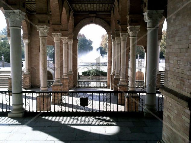 Un paseo por la Plaza de España Arquitectura e interiorismo Color (Digital)