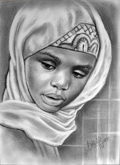 Niña de África 48 Graphite