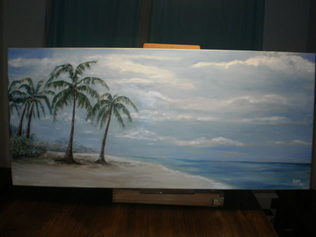 playa Oil Canvas Landscaping